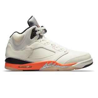 Tênis Nike Air Jordan 5 “shattered Backboard” Branco/laranja