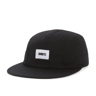 Boné 5 Panel Bold Label Organic Preto