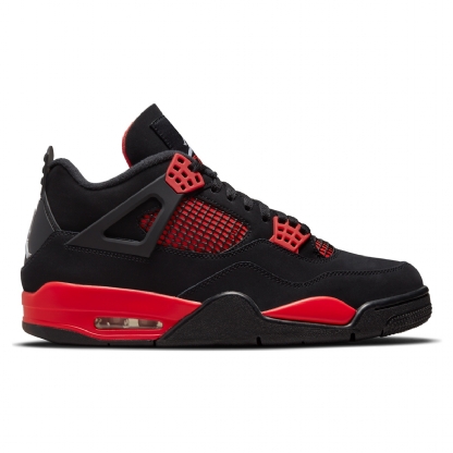 Tênis Nike Air Jordan 4 “red Thunder” Preto/vermelho