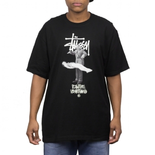 Camiseta Stussy Levitate Preto