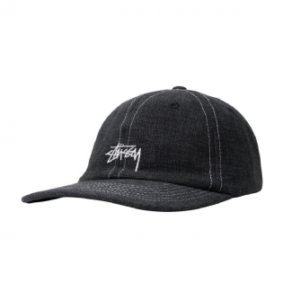 Boné Stussy Loose Weavie Stock Preto