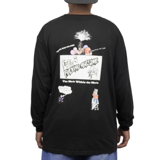 Camiseta F.awesome Color Movie L/s Preto