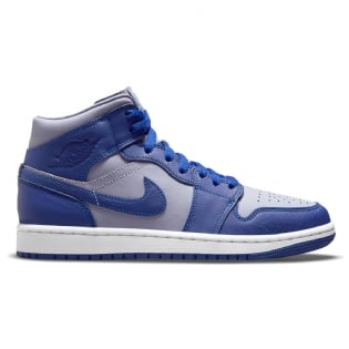 Tênis Nike Air Jordan 1 Mid Se Cinza/azul