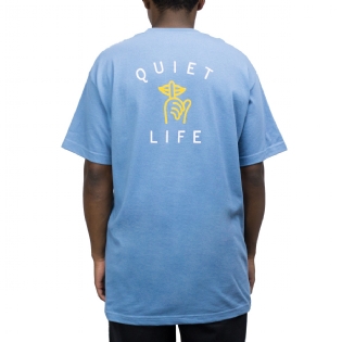 Camiseta Quiet Life Shhh Logo Azul