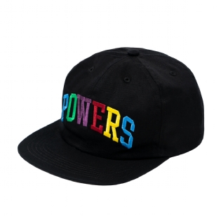 Boné Powers Arch Logo 6 Panel Preto