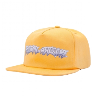 Boné F.awesome Chrome 5 Panel Amarelo