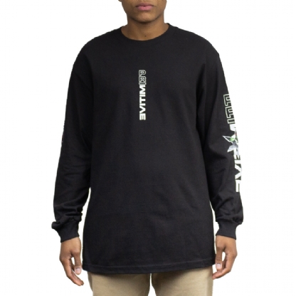 Camiseta Primitive Threat L/s Preto