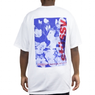 Camiseta Stussy Wind Flower Branco