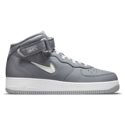 Tênis Nike Air Force 1 Mid Qs Cinza
