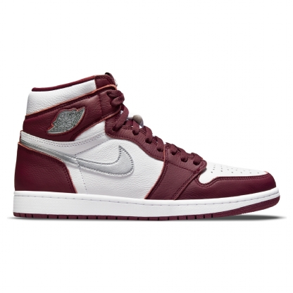 Tênis Nike Air Jordan 1 Retro High Og Branco/vinho