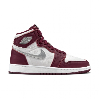 Tênis Nike Air Jordan 1 Retro High Og Branco/vinho