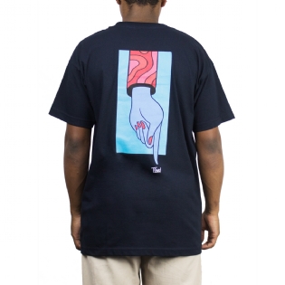 Camiseta Tired Finger Ss Azul Marinho
