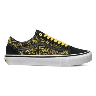 Tênis Vans Old Skool " Bob Esponja " Preto/amarelo