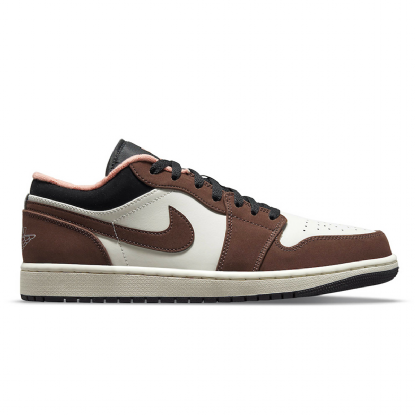 Tênis Air Jordan 1 Low Se Branco/marrom