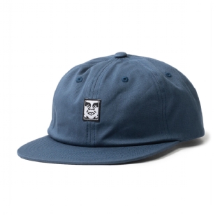 Boné Obey Icon Face 6 Panel Strapback Azul