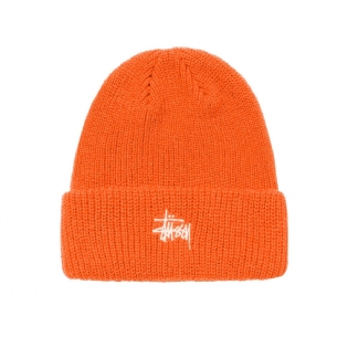 Gorro Stussy Basic Cuff Laranja