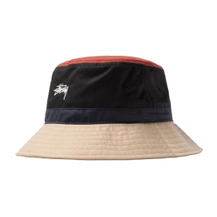 Bucket Stussy Color Block Colorido