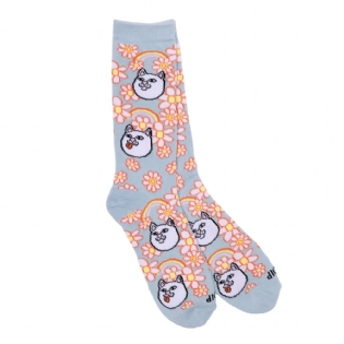 Meia Ripndip Daisy Daze Socks Azul