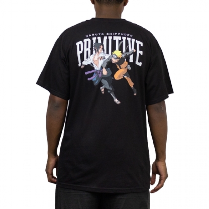 Camiseta Primitive X Naruto Shippuden Versus Preto