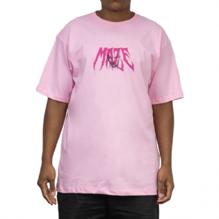 Camiseta Maze Roman Rosa