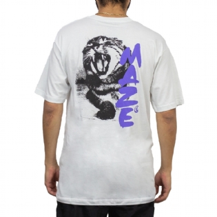 Camiseta Maze Gato Branco