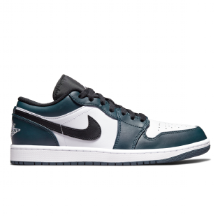 Air Jordan 1 Low "dark Teal" Branco/azul