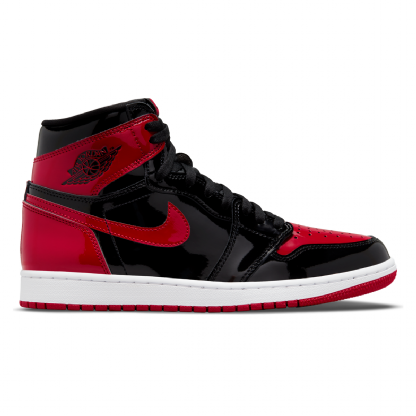 Tênis Nike Air Jordan 1 Retro High Og Gs " Patent Bred " Preto/vermelho