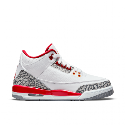 Tênis Nike Air Jordan 3 Retro (gs) Branco/vermelho