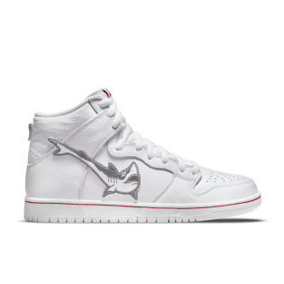 Tênis Nike Sb Dunk High Pro Iso "shark" Branco