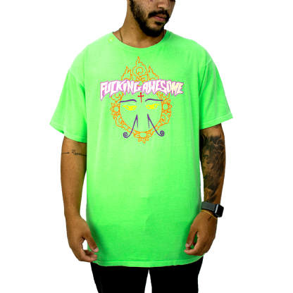 Camiseta F.awesome Hindu Eyes Verde