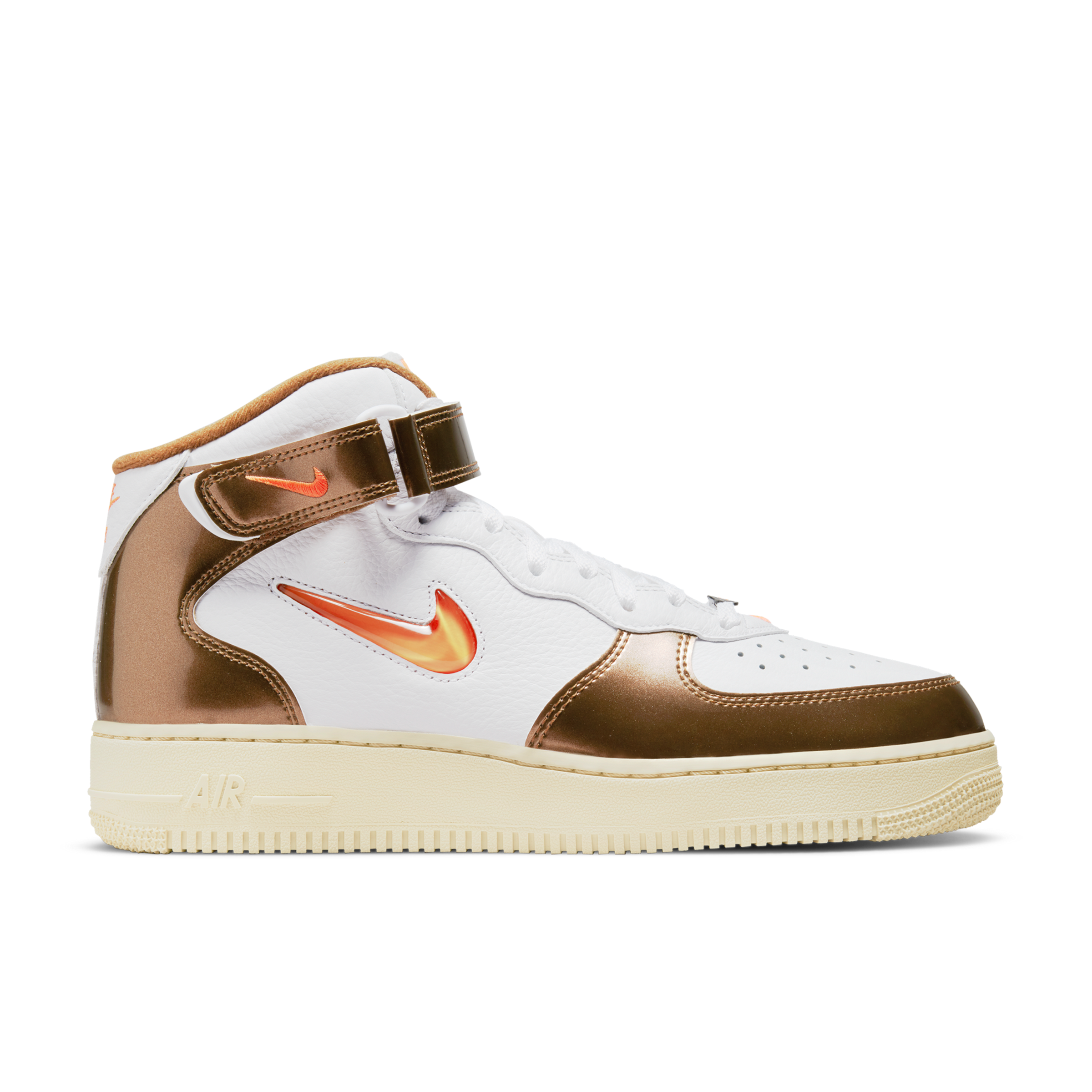 Tênis Nike Air Force 1 Mid "ale Brown" Branco/marrom