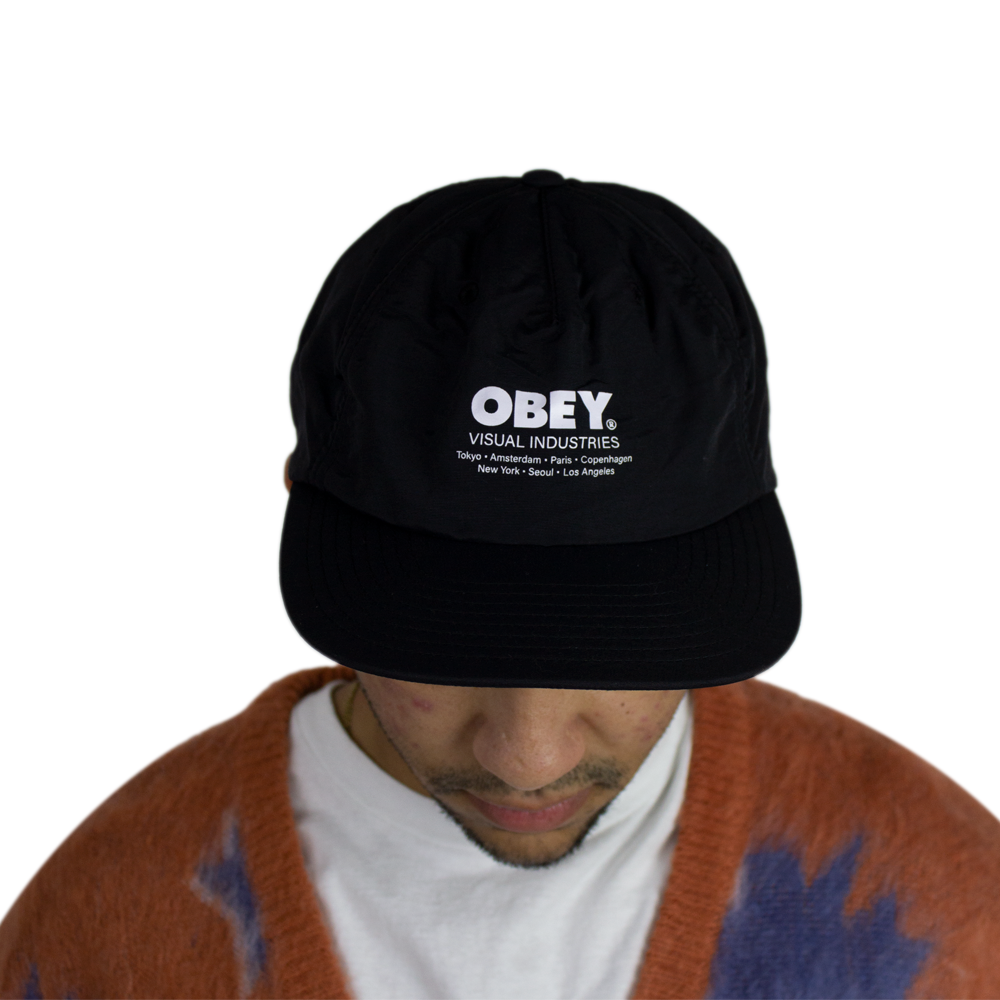 Boné Obey Raid Strapback Preto