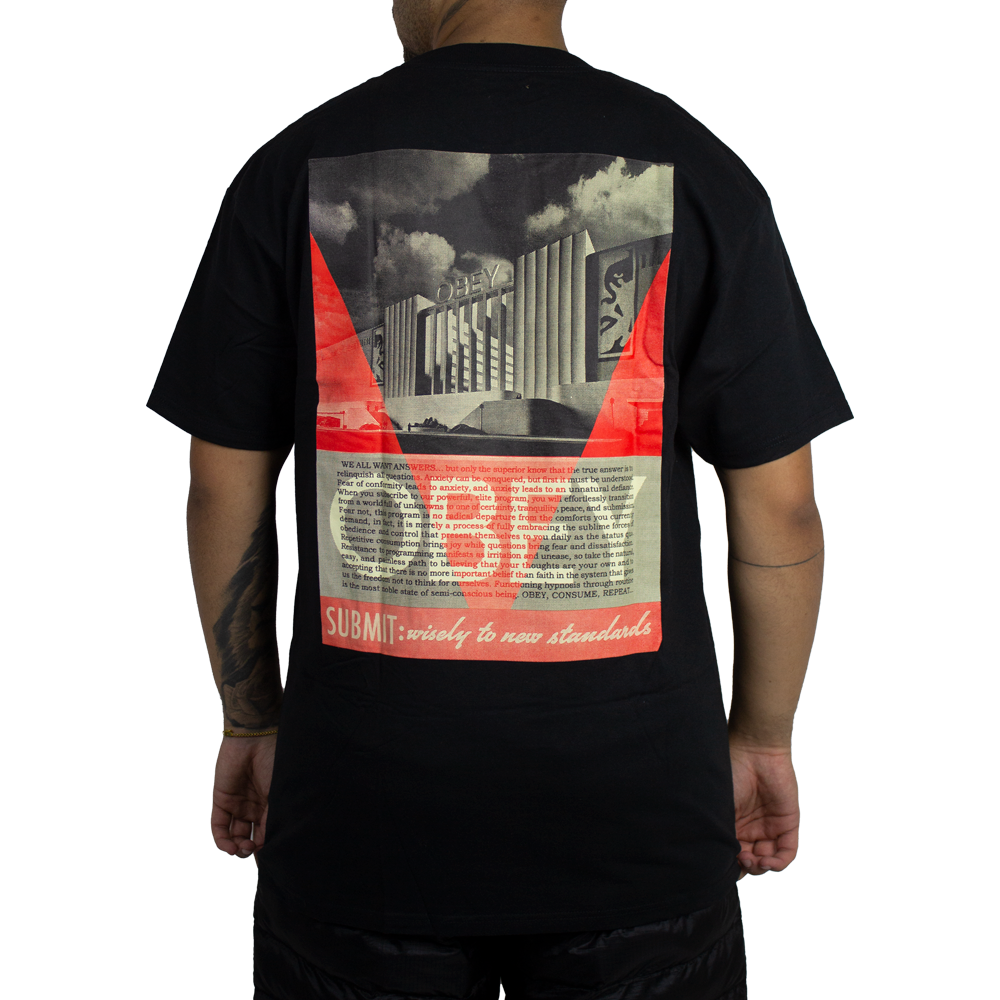 Camiseta Obey Conformity Stan Preto