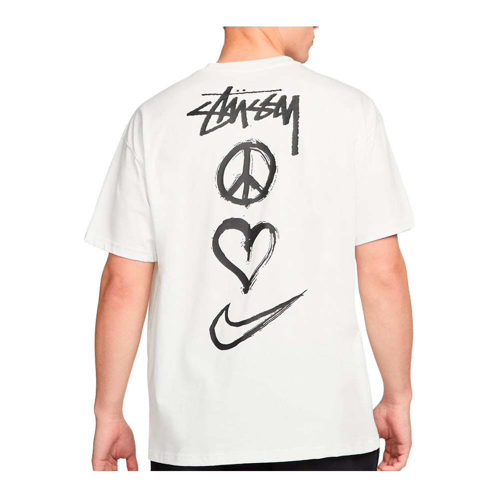 Camiseta Nike X Stussy Logo Branco