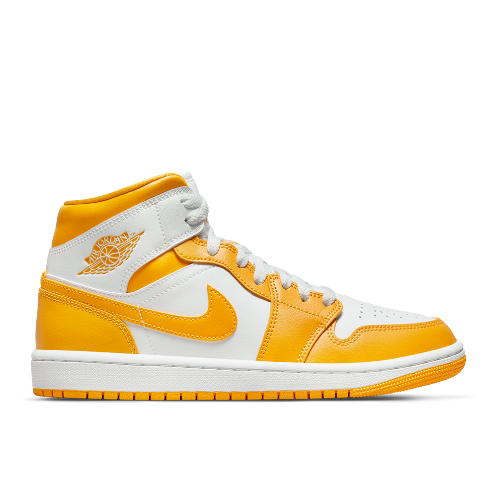 Tenis Nike Air Jordan 1 Mid Feminino Amarelo