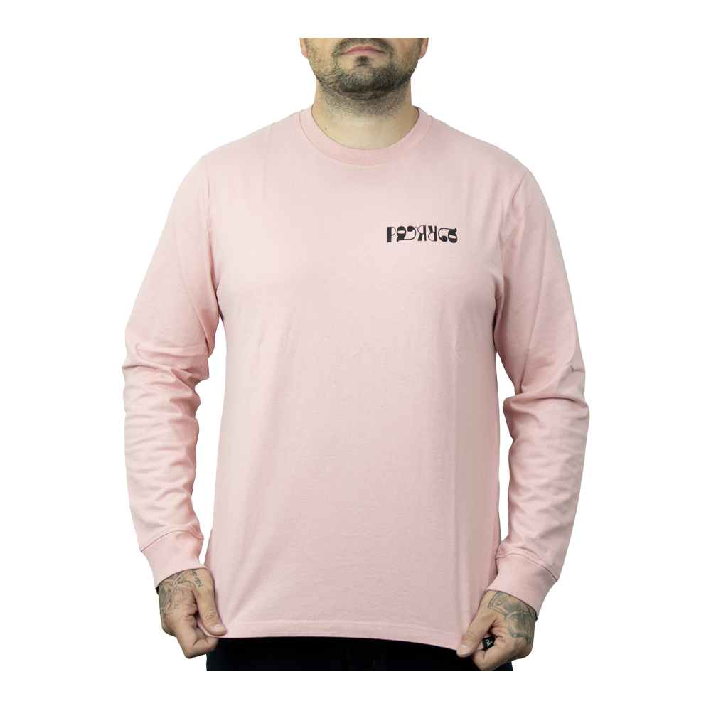 Camiseta Parra Mandinka Log Sleeve Rosa