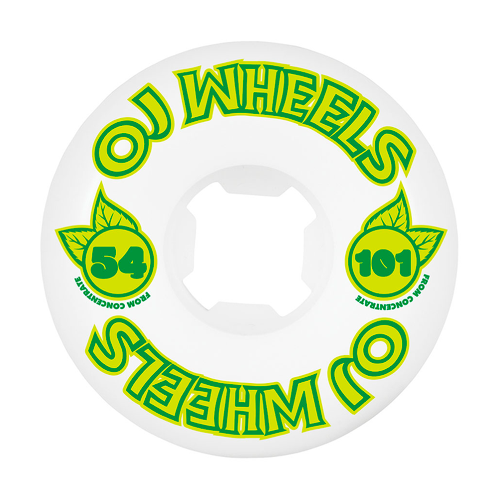 Roda Oj Wheels Concentrate Hard 54mm 101a Estampado