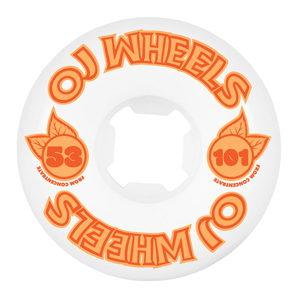 Roda Oj Wheels Concentrate Hard 53mm 101a Estampado