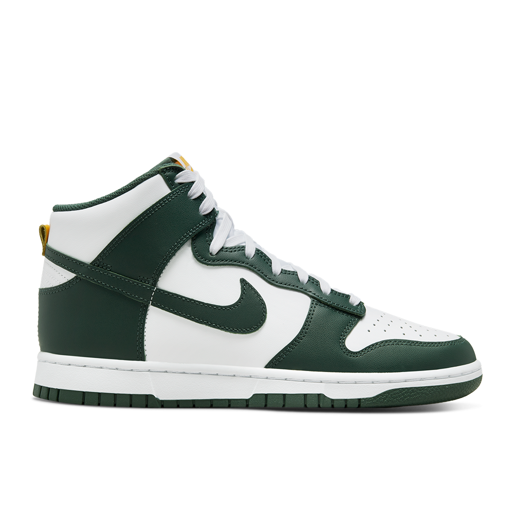 Tênis Nike Dunk Hi Retro Branco/verde