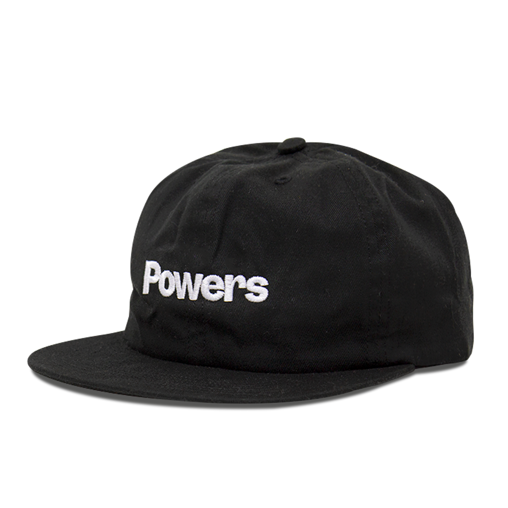 Boné Powers Logo 6 Panel Preto