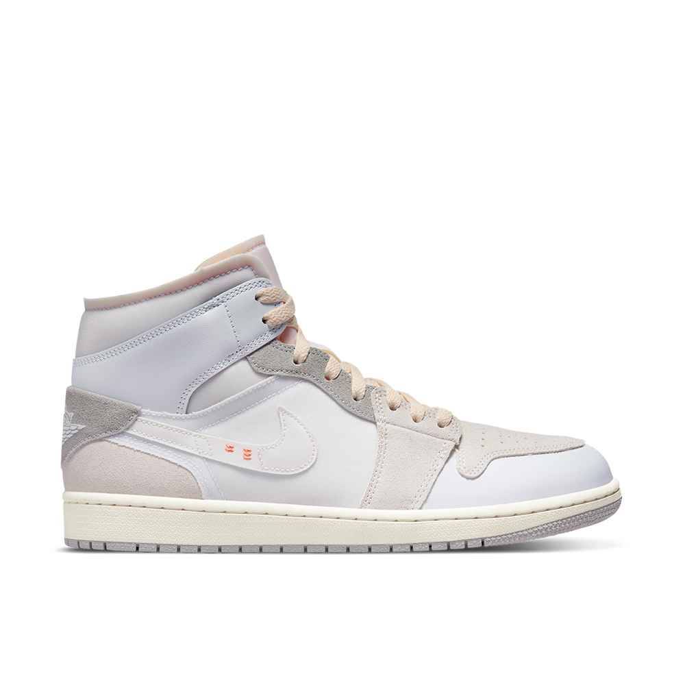 Tenis Nike Air Jordan 1 Mid Se Craft Branco