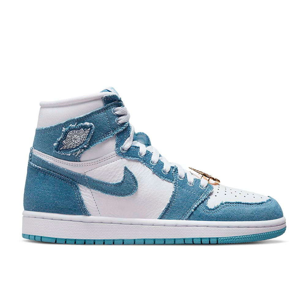 Tenis Nike W Air Jordan 1 Retro Hi Og Branco/azul