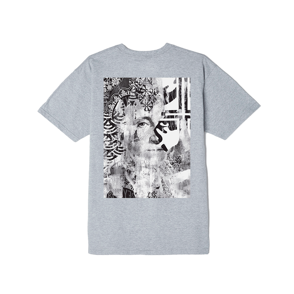 Camiseta Obey C.r.e.a.m Icons Cinza