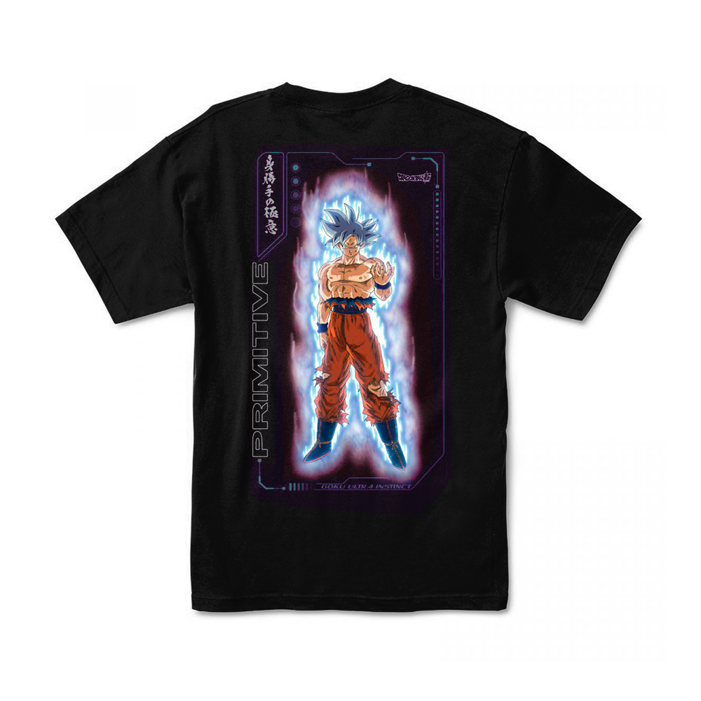 Camiseta Primitive Goku Ultra Instinct Preto