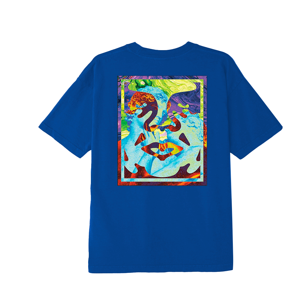 Camiseta Obey Statue Icon Azul