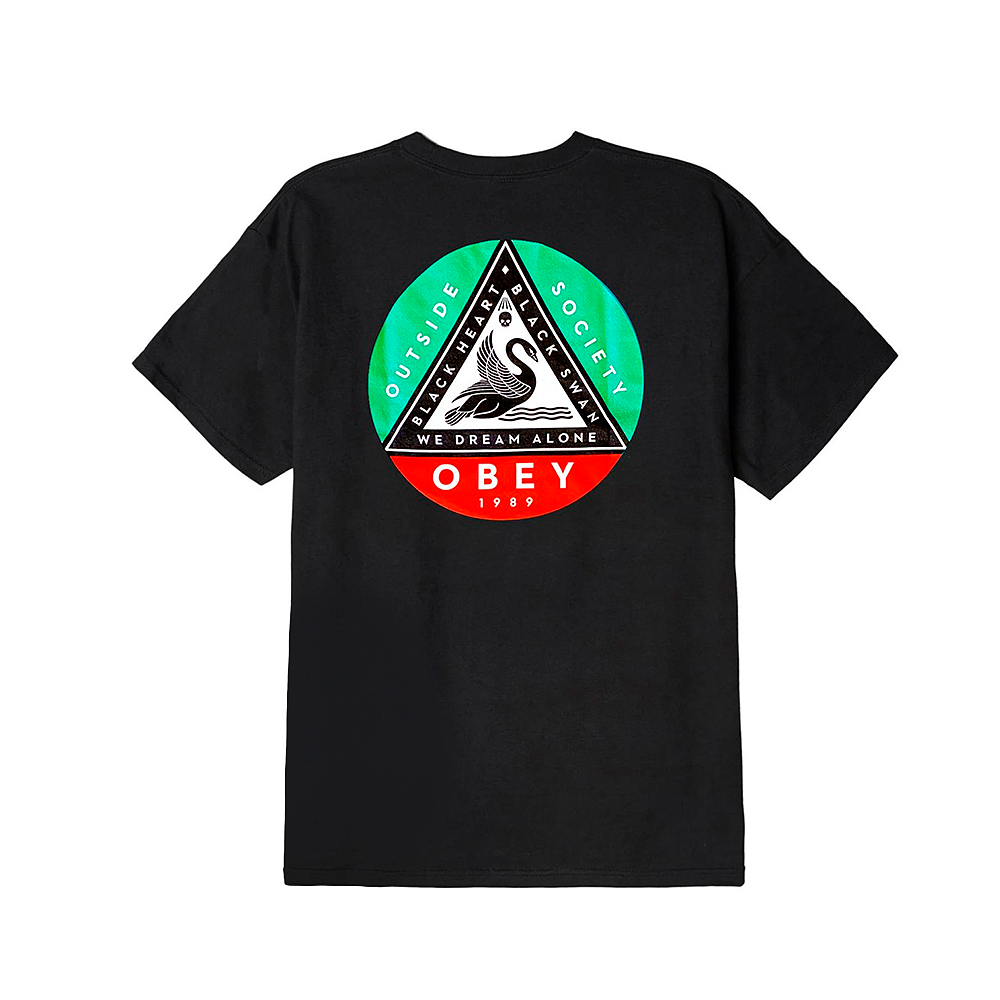 Camiseta Obey Black Swan Preto