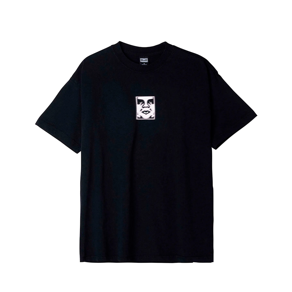 Camiseta Obey Double Vision Preto