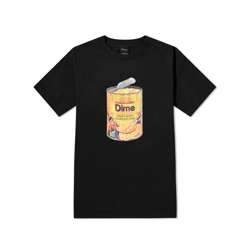 Camiseta Dime Soupe Aux Pois Preto