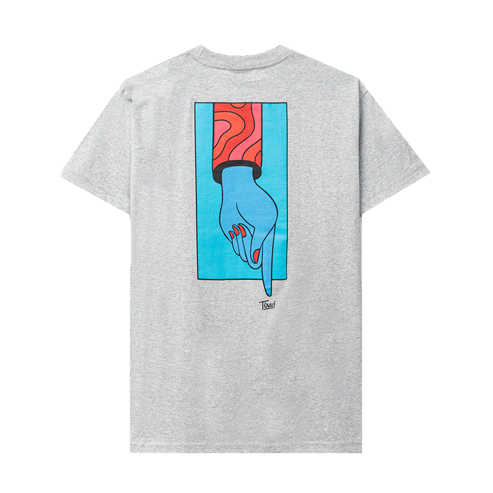 Camiseta Tired Finger Ss Cinza