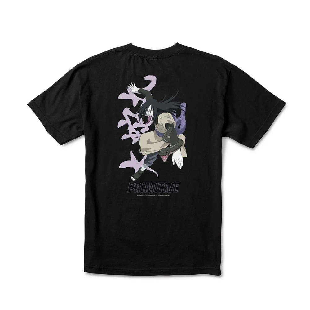 Camiseta Primitive Naruto Serpent Preto